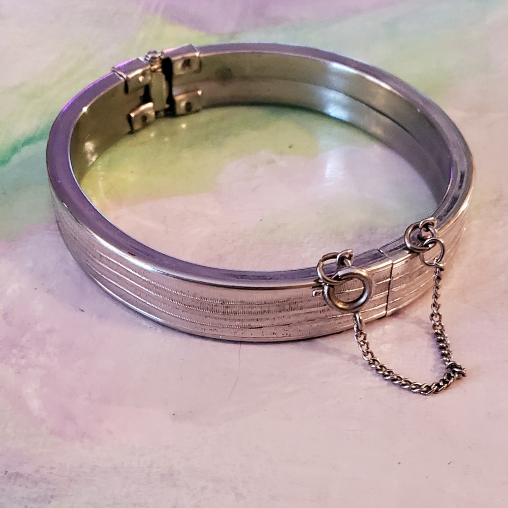 Coro Bracelet Vintage Silver Clamper
